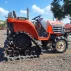 Tractor second-hand Kubota GB13 cu freza si senile pe spate-4